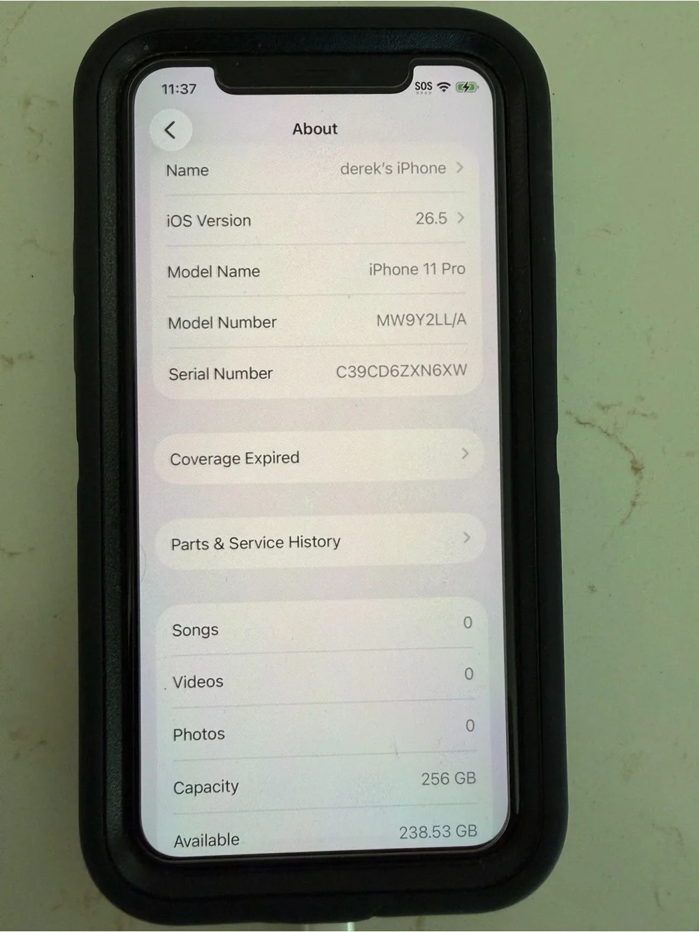 Apple iPhone 11 Pro – 256GB Unlocked – Excellent Condition